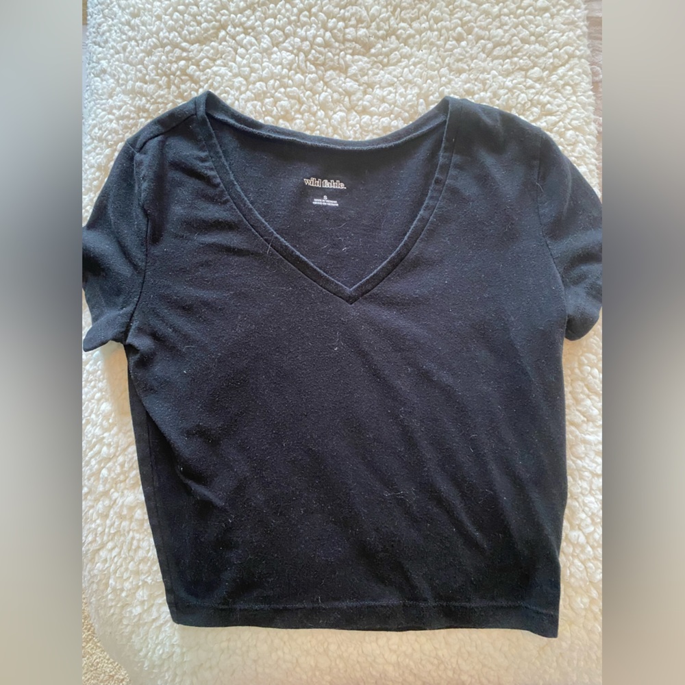 Black Crop Top